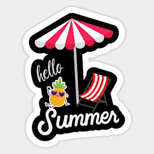 Hello Summer Sticker